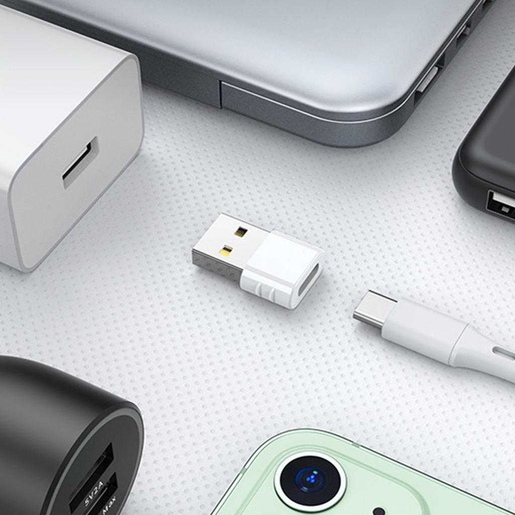 Адаптер USB C Female to USB Male Адаптер USB Type C to USB 2.0 для ноутбука, клавиатуры ПК, 480 Мбит/с