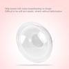 2Pcs Breast Pumps Food Grade Transparent Silicone BPA Free Wearable Breast Milk Collector for Home