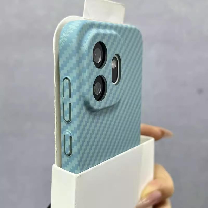 Чехол для Poco X8 Pro Max Матовая текстура углеродного волокна Защита от отпечатков пальцев Ударопрочная задняя крышка Для Poco X8 Pro Корпус Бампер