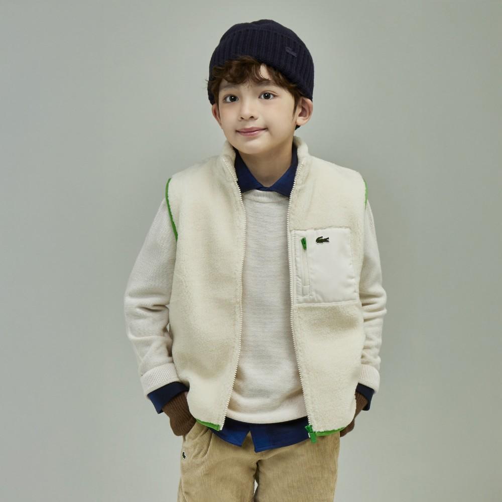 Lacoste Детский флисовый жилет с цветными кончиками BJ2628-54NR1T