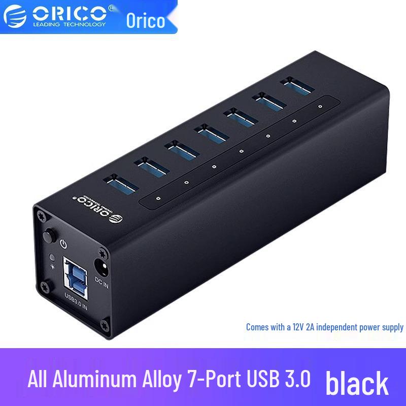 ORICO A3H Высокоскоростной USB 3.0 Четырехпортовый Expansion Hub с блоком питания