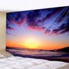 Blue Sky White Cloud Tapestry Wall Hanging Sunset Dusk Sunset Tapestry Background Cloth Bohemian Room Aesthetics Home Decoration