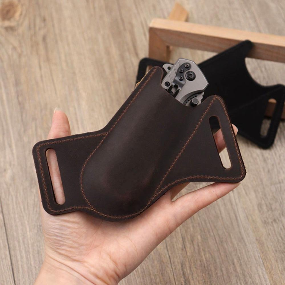 Tactical Molle Pouch Universal EDC Waist Bag For Folding Knife Holder Outdoor Tool Kit Carry Case Belt Loop Camping Accessories