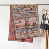 Classic Painting Thickened Scarf Women Autumn Winter Warm Neckscarf Shawl Fashion Tassels Pashmina Lady Wrap Windproof Scarves