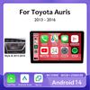 Android 14 Car Radio For Toyota Auris 2014 2015 2016 2017 2018 GPS Wireless Carplay Auto Intelligent Systems Smart Autoradio