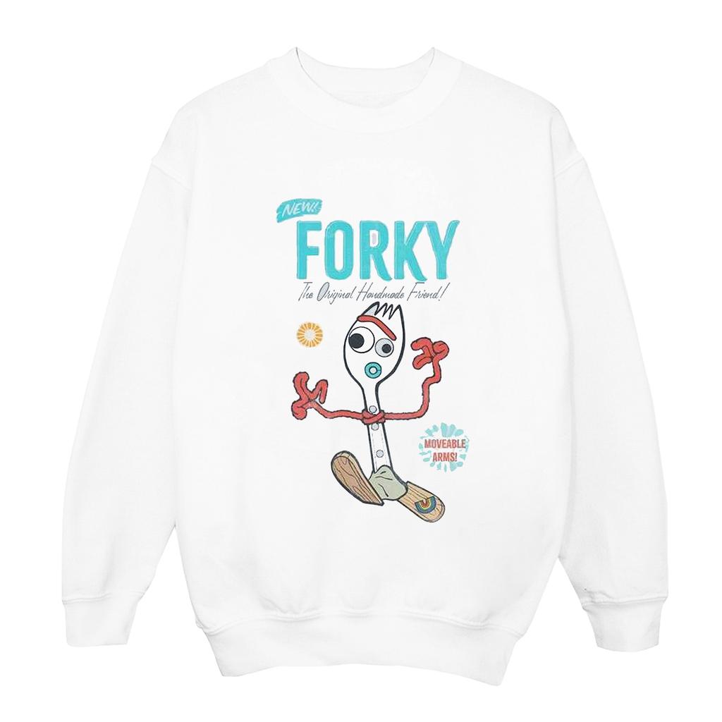 Disney Womens/Ladies Toy Story 4 Forky Handmade Friend Sweatshirt