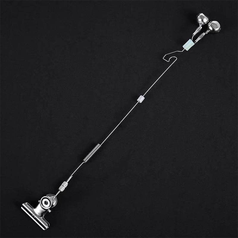 1 шт. Рыболовный колокольчик сигнализатор поклевки Нержавеющий сигнализатор поклевки на удилище Сигнал поклевки наживки Карповая оснастка Антикоррозийный Антикоррозийный Рыболовное оборудование