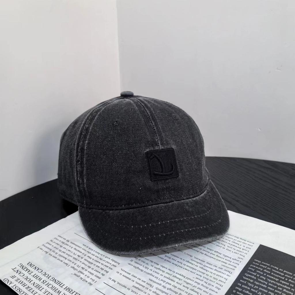 2025 весна и лето персонализированная стирка старые буквы короткий козырек бейсболка для спорта на открытом воздухе мужская солнцезащитный козырек женская мода