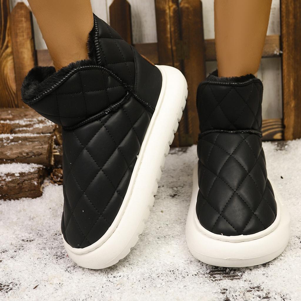 Женские ботинки 2024 года, новые зимние теплые плюшевые зимние ботинки, женская повседневная модная удобная обувь на платформе для женщин Botas De Mujer