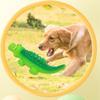 Alligator Outline Latex Puppy Chew Toy Interactive Dog Training Toy  Puppy Teething Period