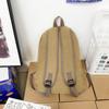 Durable Canvas Backpack, Large Capacity Backpack, Suitable For Middle School High School And College Students