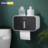 Toilet Paper Holder Wall Mounted Toilet Paper Box Waterproof Roll Paper Storage Rack Tissue Organizer Shelf Bathroom Product