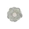 5Pcs Beads Center 3D Chiffon Flower Chiffon DIY Sewing Applique Sewing Artificial Flower