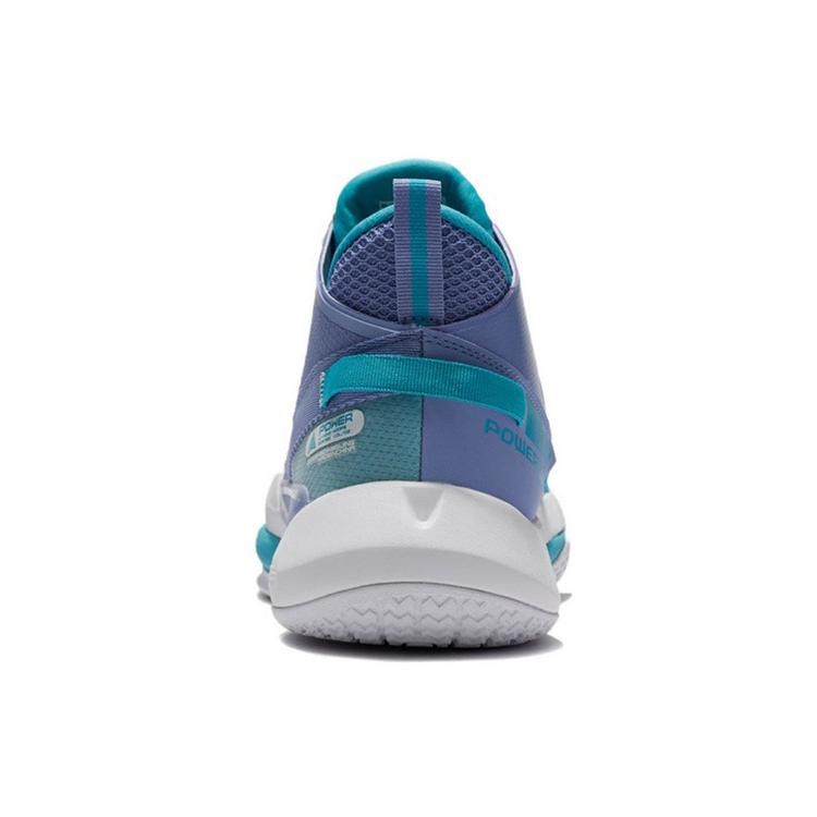 Li Ning Air Strike 8 V2 Амортизация Упругость Амортизация Упругость Средняя высота Производительность Баскетбольные кроссовки Мужские Фиолетовый ABPS001-4