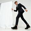 Мужские кожаные ботильоны на шнуровке Ретро Цветные Блок Формальные Повседневные Ботинки Удобные Нескользящие Нарядные Ботинки Для Повседневной Носки