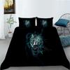 Wolf Digital Printing Quilt Cover Pillowcase Two Three Piece Set Polyester