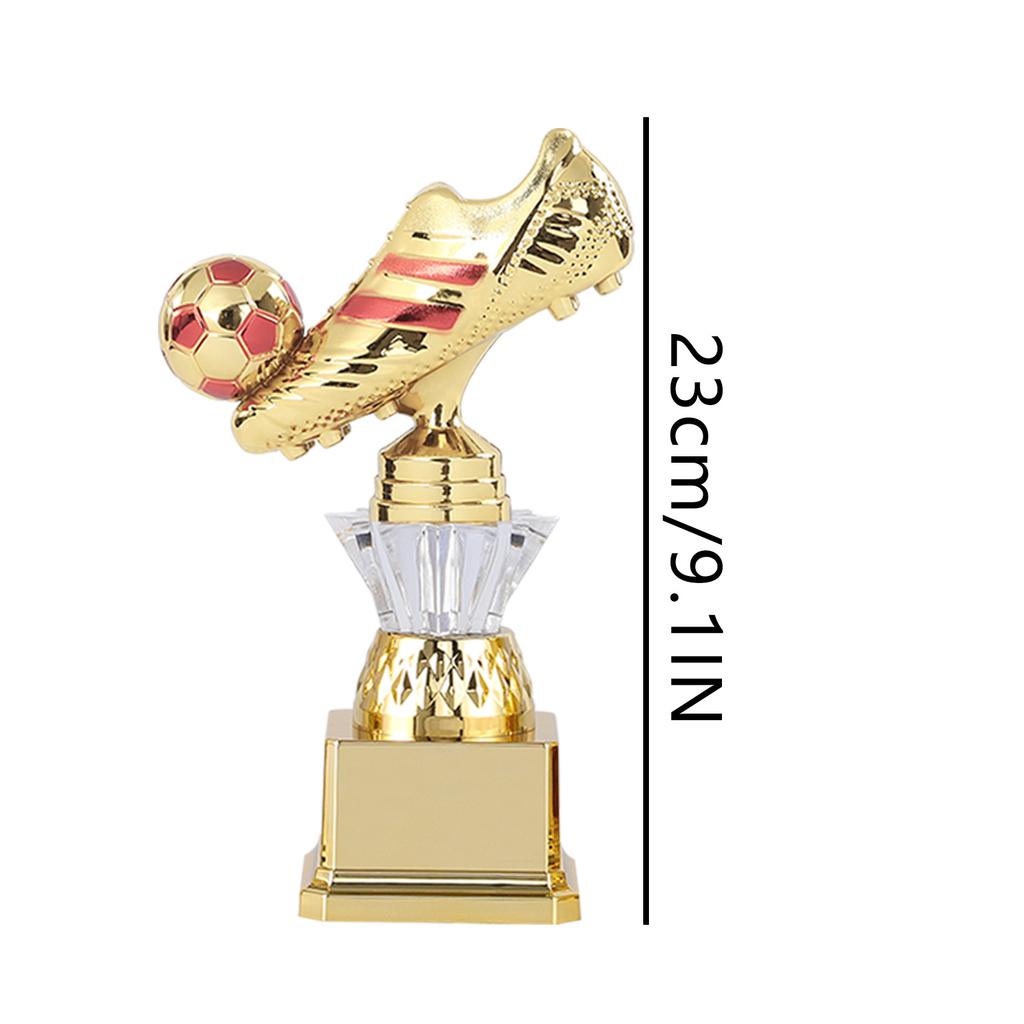 Football Golden Boot Trophy Plastic Award Cup for Soccer Match Competition Prize Custom Engraving