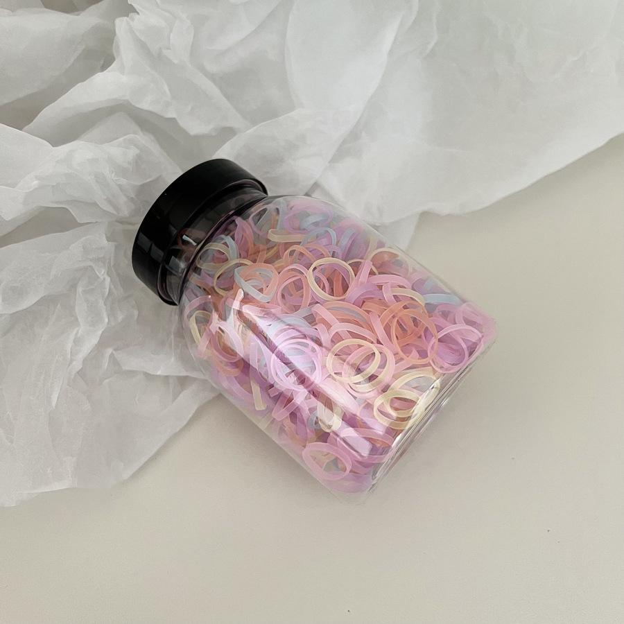 Одноразовая кожаная резинка для волос конфетного цвета, резинка для волос для детей, резинка для волос для девочек, эластичное украшение для волос