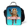 Модная сумка для ланча Roblox для студентов и офисных работников, плечевая сумка из ткани Оксфорд