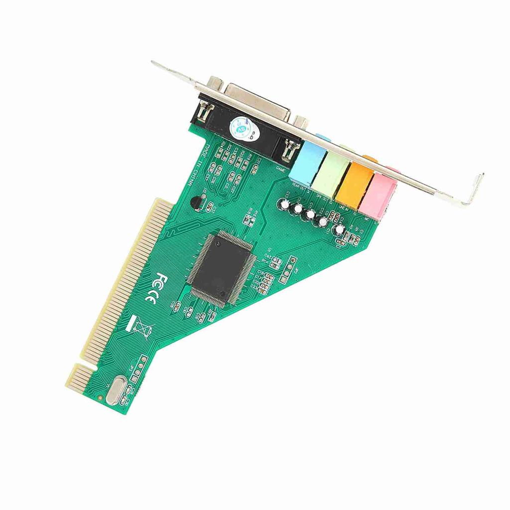 Звуковая карта PCI, канал 4.1 для настольного компьютера, внутренняя аудиокарта, стерео объемный звук CMI8738