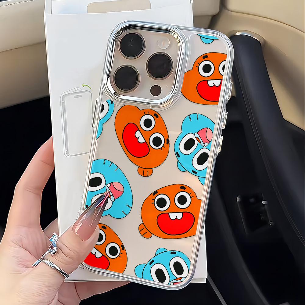 The Amazing World of Gumball Phone Case For iPhone 17 16e 16 15 14 13 12 11 mini Pro Max X XR XSMAX 8 7 Air Plus Soft Cover