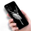 Ballet Girl Black Silicone Phone Case For Xiaomi POCO X3 X4 NFC F5 M3 M4 M6 X5 X6 Pro F3 F4 GT 5G C55 C65 M5