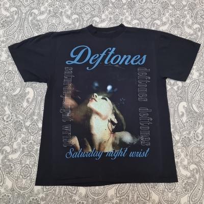 Винтажная футболка Deftones Saturday Night Wrist Футболка метал-группы с графическим принтом