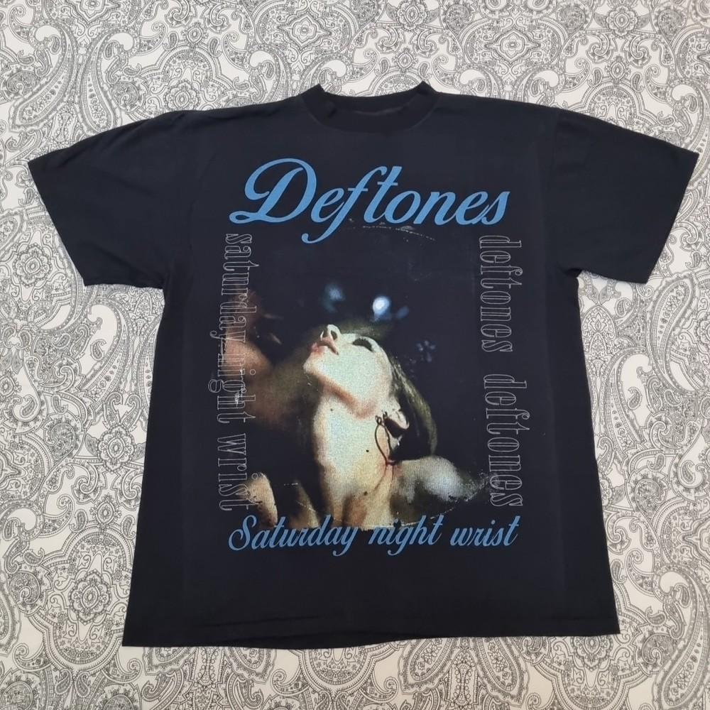 Винтажная футболка Deftones Saturday Night Wrist Футболка метал-группы с графическим принтом