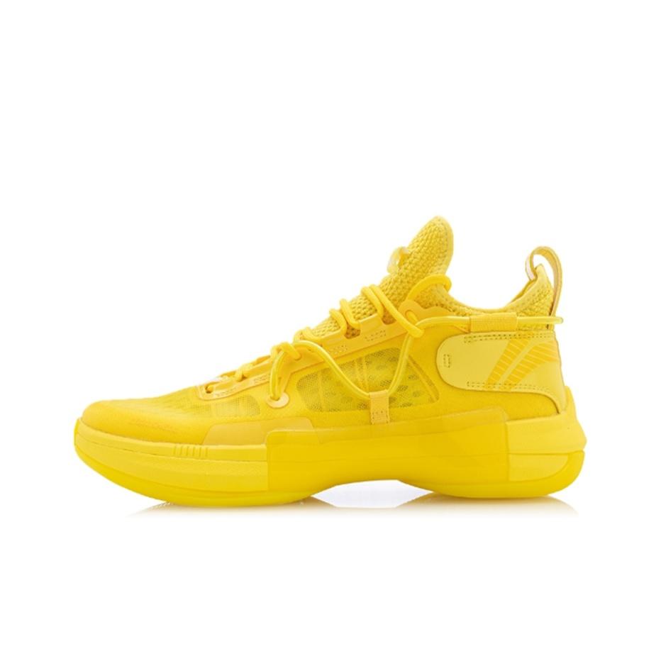 Баскетбольные кроссовки Li Ning Flash 6 Premium Durable Breathable Mid-Top, мужские кроссовки Pineapple-Yellow ABAQ019-4