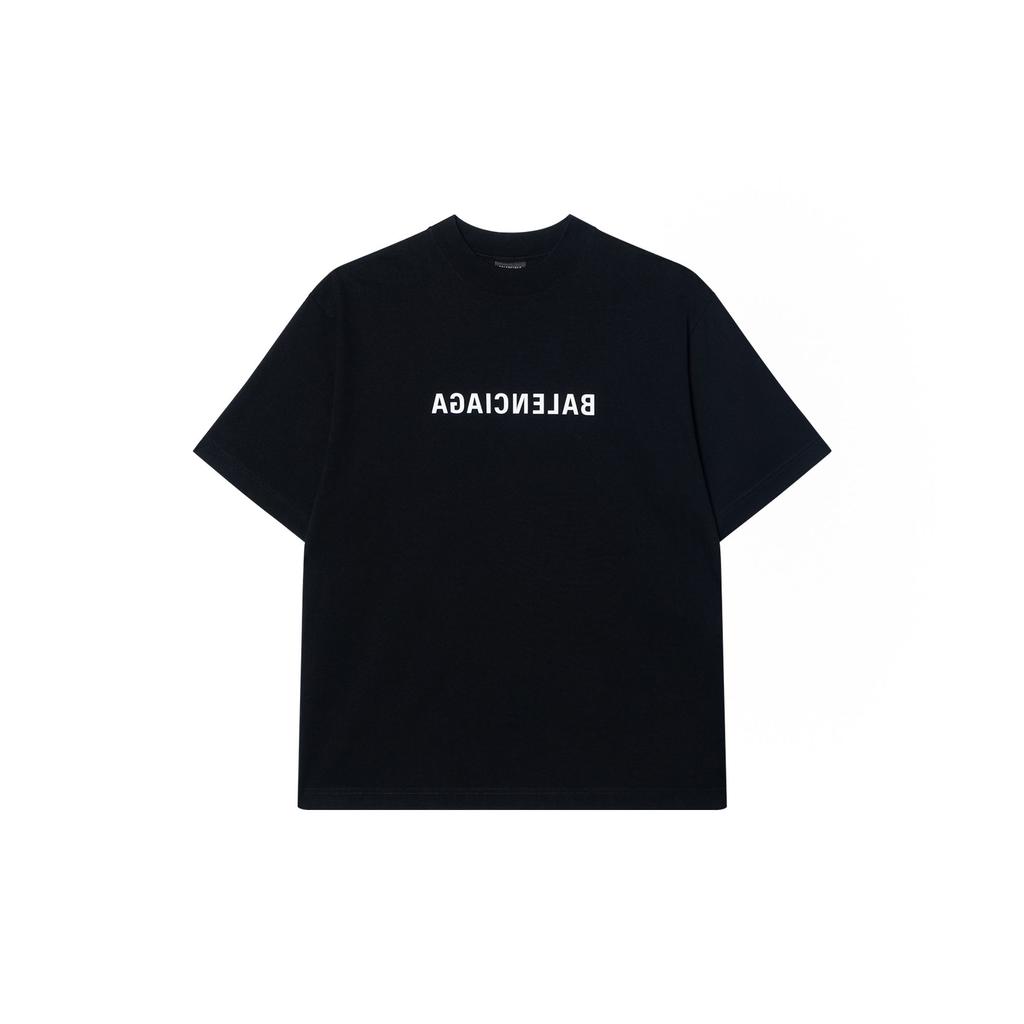Balenciaga Футболка SS22 Свободный крой Унисекс Черный 612966TNVR21070
