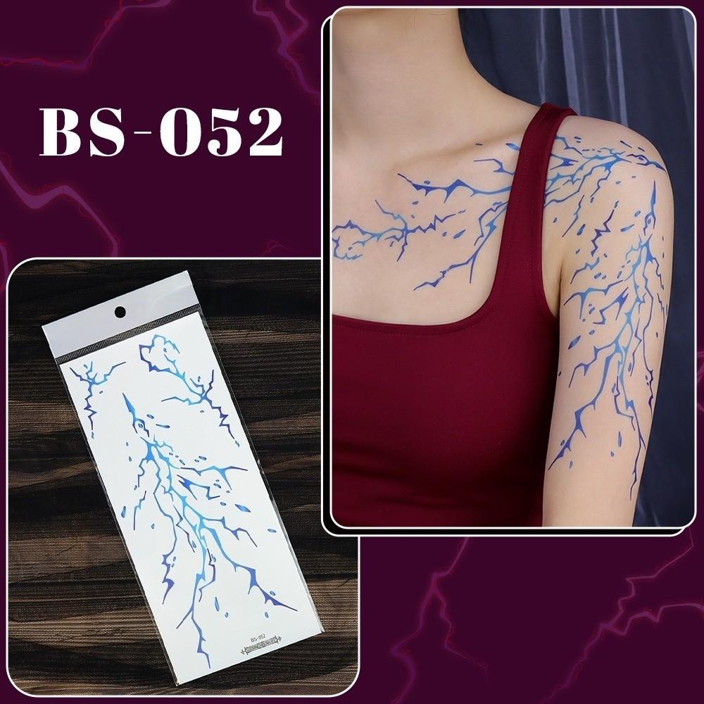 Crack Mark Temporary Tattoo Sticker Realistic Body Art Halloween Blood Vessels Tattoo Halloween