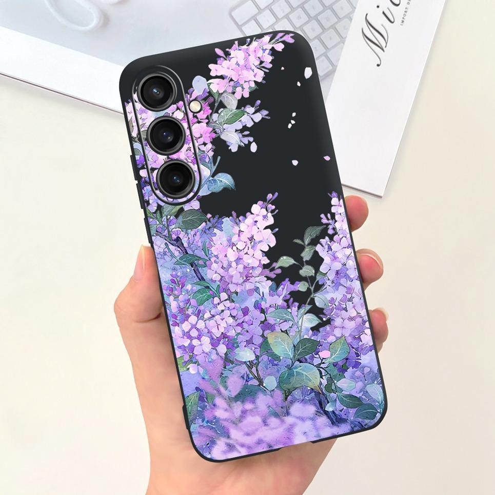 For Funda Samsung Galaxy A35 5G Case Women Fashion Girly Flower Butterfly Bumper For Samsung A35 SM-A356B Coque Silicone Soft
