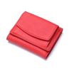 [LedLis] Wallet Mini Wallet Ladies Tri-fold Genuine Leather Cowhide Compact Smaller Small Coin Purse BOX Type Slim Card Storage Small Wallet Men's