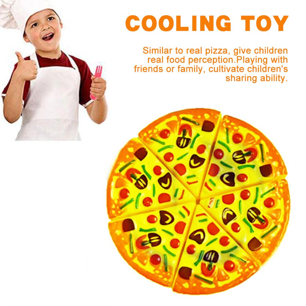 1Pc Cutting Pizza Kitchen Toy Plastic Cook Food Pretend Toys Simulation Toys House Play Gift Ed S4E8