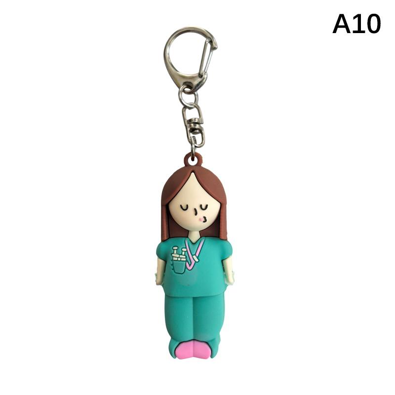 Syringe-Shaped Ampoule Bottle Opener Keychain Rubber Cutter Aid Medication Vial Breaker Tool For Home Nurses And Doctors