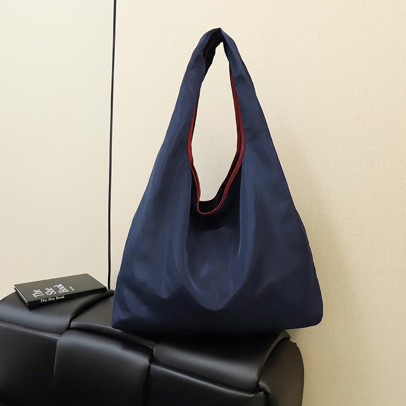 Складная большая сумка-тоут U-образной формы из водонепроницаемого полиэстера для покупок