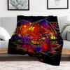 "Joker Neon Art Phone Case Cover"Blanket Flannel Throw Blanket for Sofa, Bed, Travel, Camping, Office