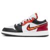 1 Low SE Just Skate Gym, красный (GS) Детские кроссовки Белый-Черный-Белый-Спортивный-Красный-Команда-Оранжевый FJ7222-101