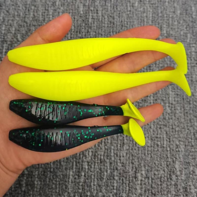 5 шт. Искусственные приманки Рыболовные приманки Swimbait с хвостовым лепестком для ловли форели и судака Приманки для ловли в соленой воде