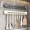 Removable Wall Mounted Hooks for Kitchen Storage Suction Cup Utensil Holder