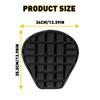 Black Lycra Comfort Gel Seat Cushion Cover Shock Absorb Pad Fits For Motorcycle
