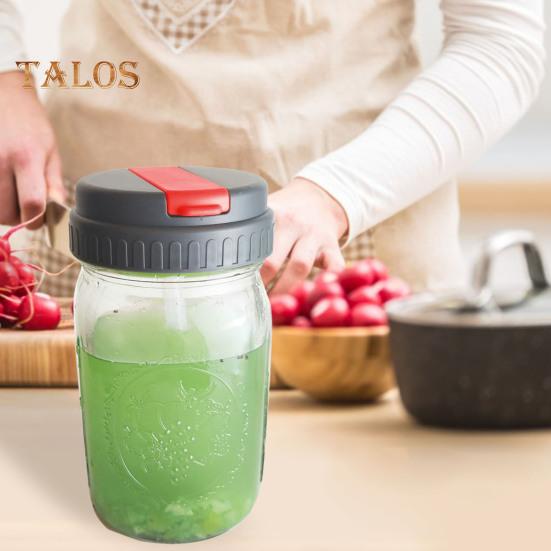 1 комплект, стеклянная крышка для чашки, не содержащая BPA, герметичный пластик, практичная герметичная крышка для хранения напитков, аксессуары для консервирования