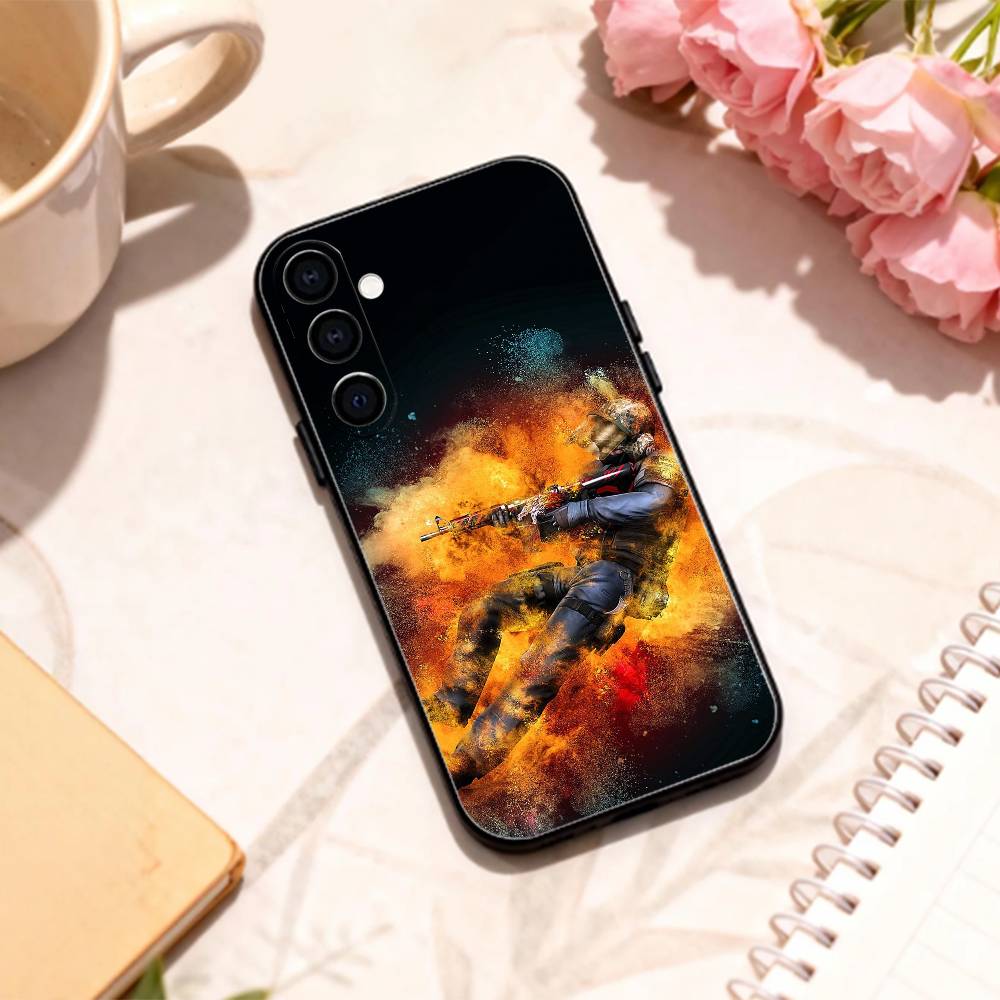 G-Game C-CS2 C-Counter S-Strikes   phone Case For Samsung Galaxy A73,A72,A71,A70,A53,A52,A51,Others Soft Black Shell