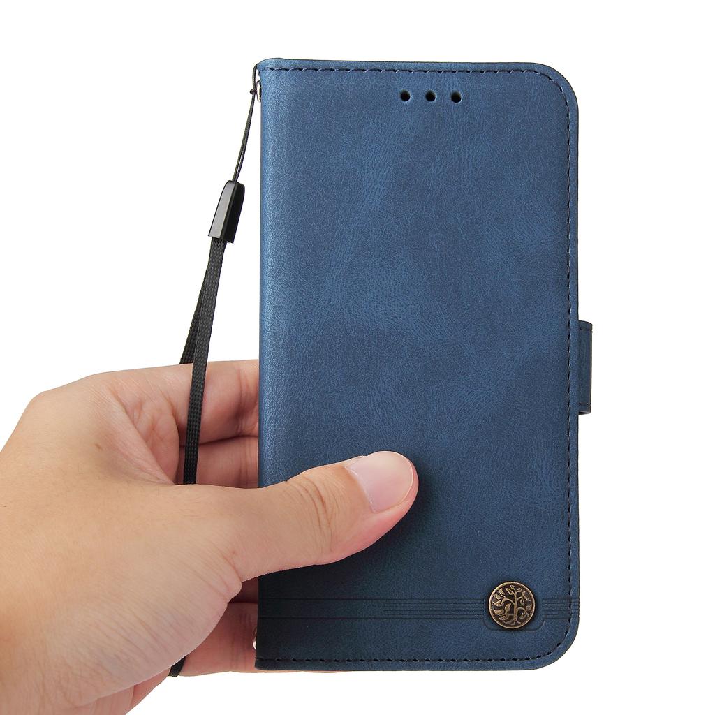 Для Realme Note 60x 4G/C63 4G/C61 4G/Note 60 Кожаные чехлы-кошельки Чехол для телефона с тактильным покрытием Подставка с ремешком
