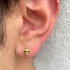 1PC Skull Earring for Women Punk Tiny Skeleton Stainless Steel Helix Cartilage Lobe Piercing 16G Men Stud Halloween Jewelry Gift