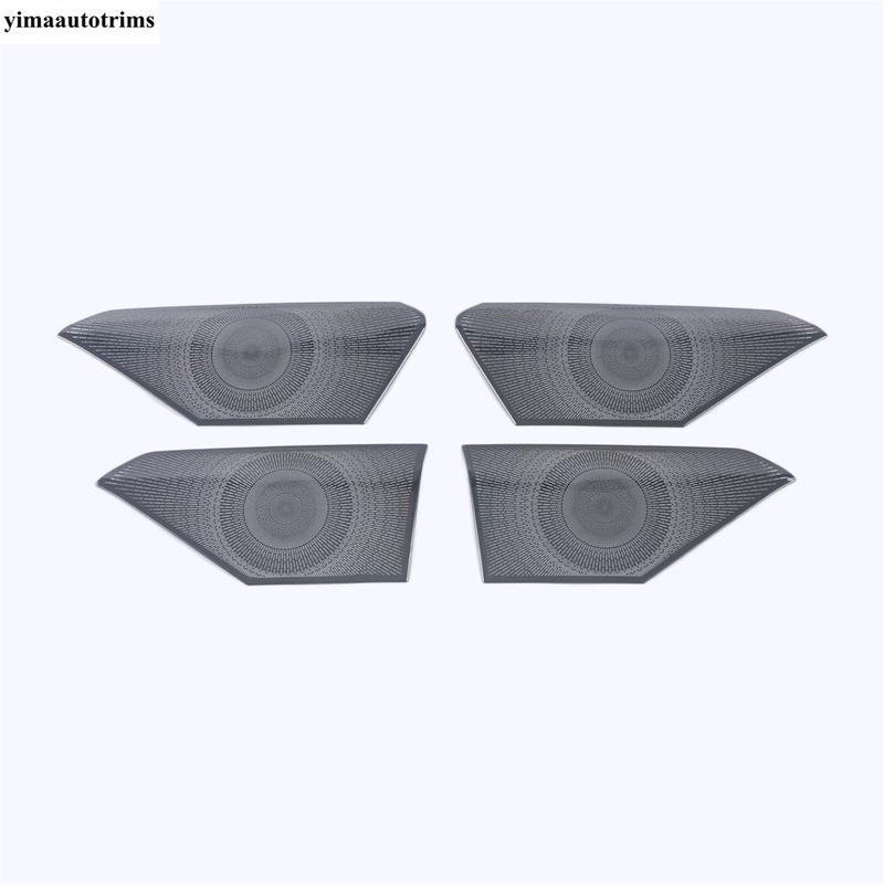 For Changan UNI-K UNIK  - 2024 Car Side Door Audio Speaker Sound Horn Frame Cover Trim Stainless Steel Interior Accessories