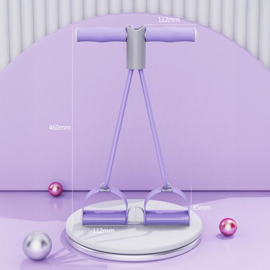 Разделяемый педальный эспандер для лодыжки с ручкой, эластичная йога-веревка для подтягиваний, мужской и женский педальный тренажер для растяжки, оборудование для тренировок