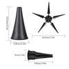 Foldable Clarinet Stand Holder Non-Slip Clarinet Bracket Portable Clarinet Support  For Oboe