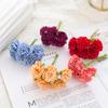 1 Bunch Simulation Carnations No Need To Water Add Romance Anti-fall Practical Headdress Hat Fake Flower for Wedding