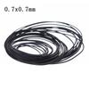 Set of 50/100pcs Assorted Belts for Cassette Players Record Players Quality Rubber Belts 0.7x0.7mm Easy Installation